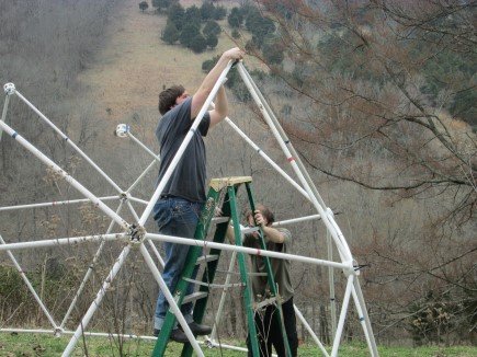 Building the 20' GeoDome