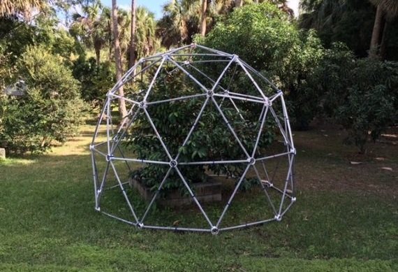 10' 2v Silo Dome Greenhouse