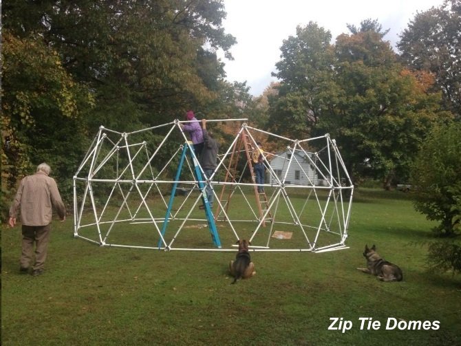 Geodesic Dome Greenhouse Kit