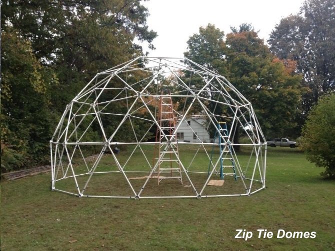 Geodesic Dome Greenhouse Kit