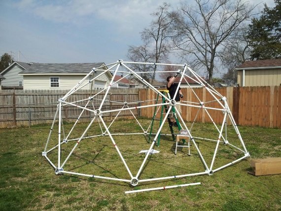 16' 2v Geodesic Greenhouse