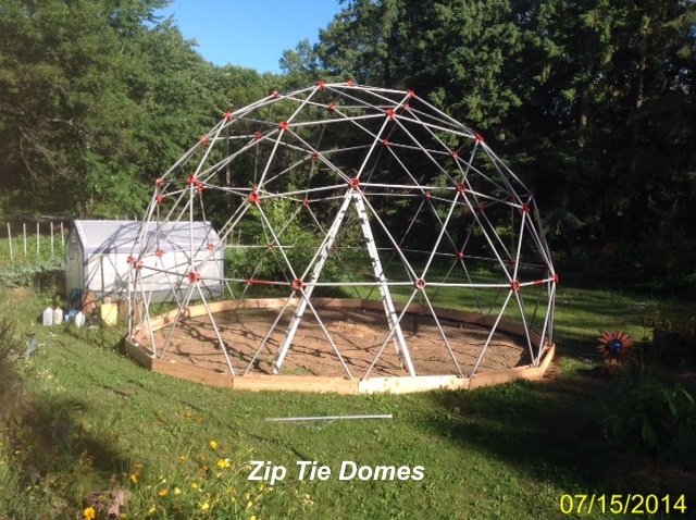 Geodesic Dome Greenhouse Kit