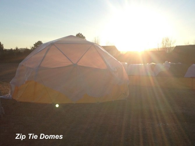 Geodesic Dome Greenhouse Kit