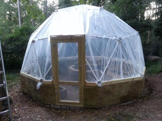 16' 2v Geodesic Greenhouse