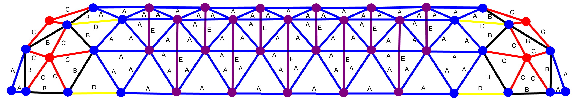 Tunnel Dome 6 - Length Diagram