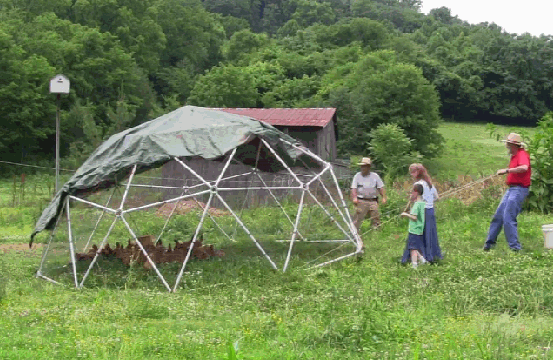 16' PVC Chicken Tractor for Sale