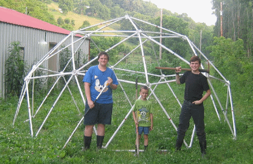 16' 2v Geodesic Greenhouse