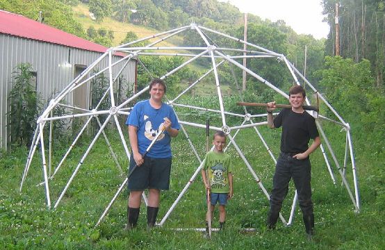 Geodesic Dome Greenhouse Kit