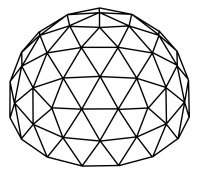 3v 5/9 Kruschke Geodesic Dome Calculator