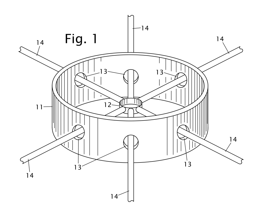 Locking Collar surrounding the hub.