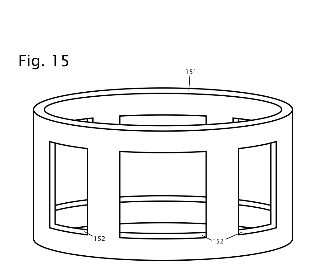 Locking Collar for rectangular struts.