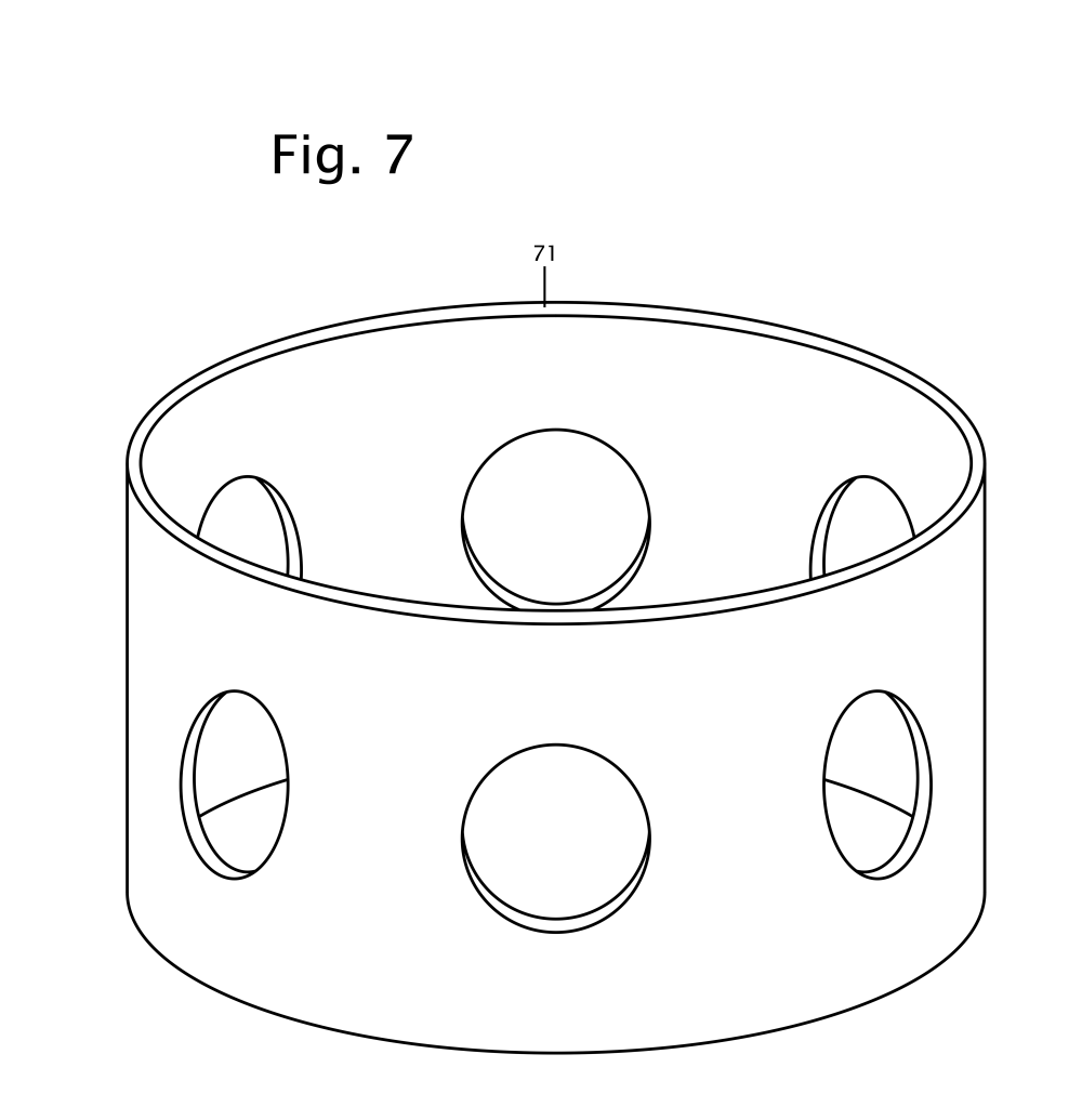 Cylinder shaped Locking Collar