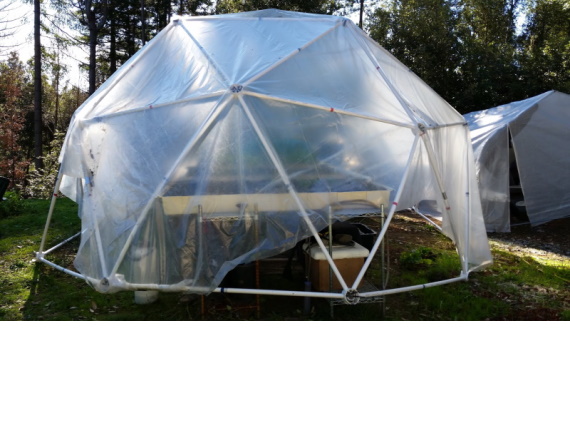 Geodesic Dome Greenhouse Kit