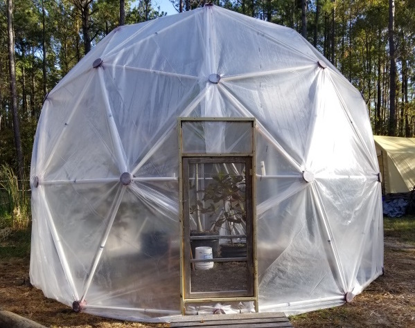 2v Silo Dome Greenhouse