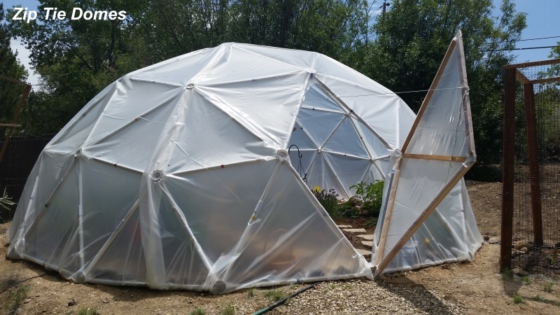 3v 3/8 Geodesic Greenhouse