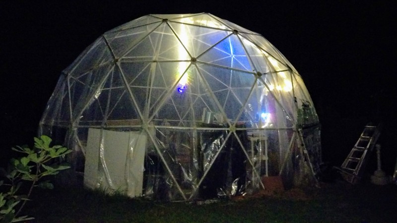 3v 5/8 Geodesic Greenhouse