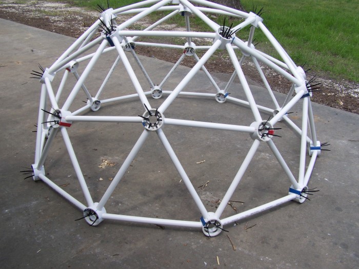 2v Geodesic Pool Cover Frame