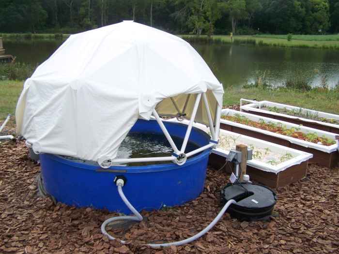 2v Aquaponics Pool Cover