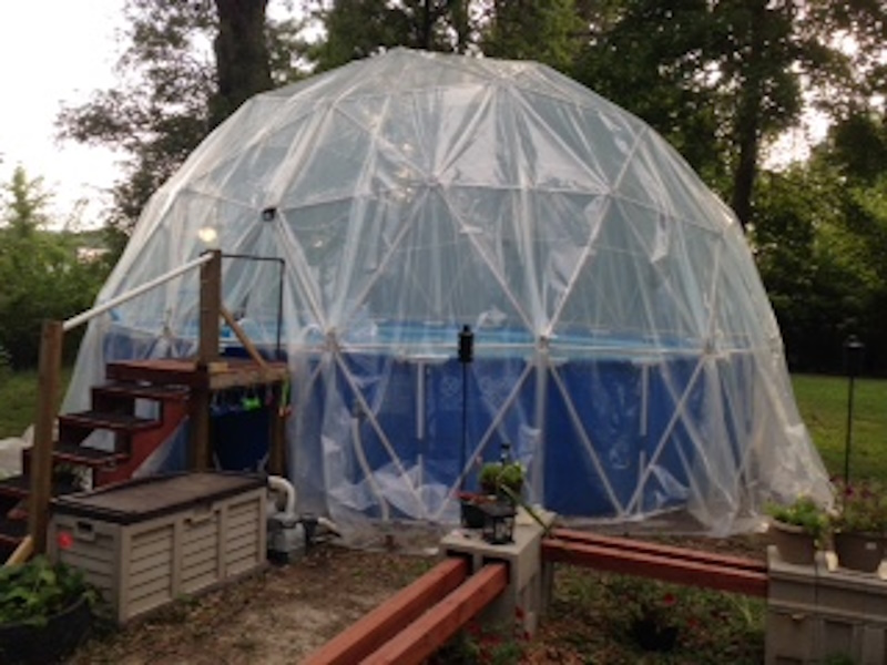 Geodesic Dome Pool Enclosure Kit For Winter