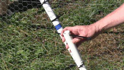 Click to see How to Attach Handles to Your Geodesic Chicken Coop video